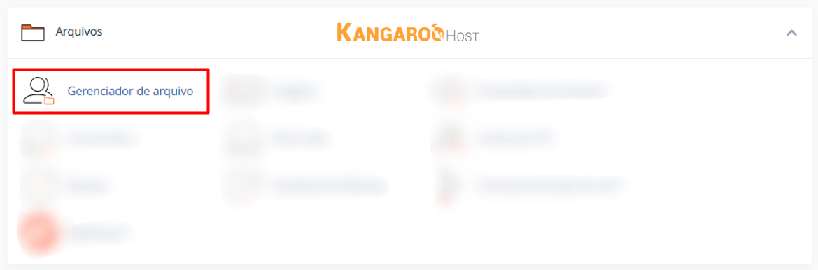 gerenciador de arquivos