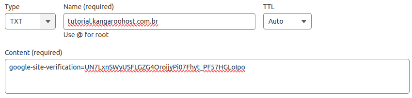 Adicionando Search Console no CloudFlare