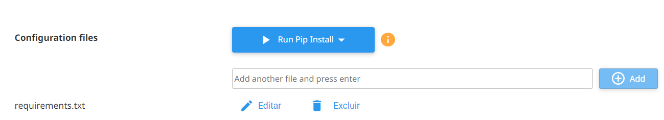 Requerimentos Python