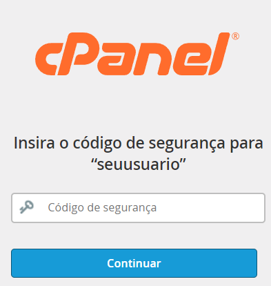 Solicitação duplo fator