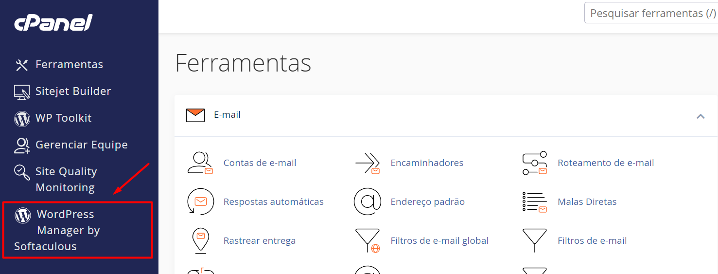 WordPress Manager Softaculous cPanel