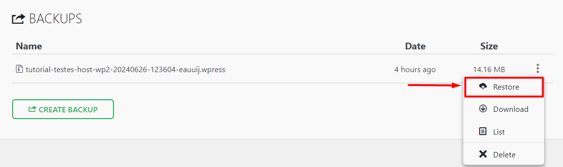 Restore backups all in one