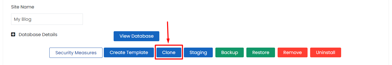Clone Wordpress Softaculous para clonar site