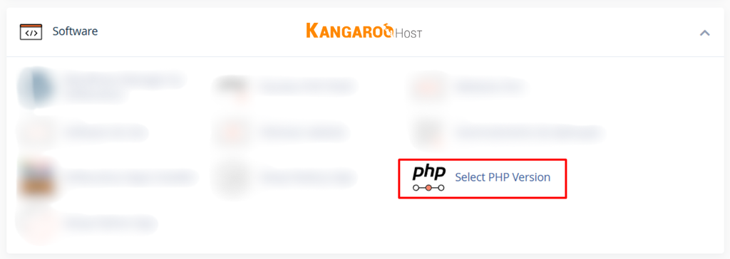 Select PHP Version, o que tira a necessidade do arquivo php.ini